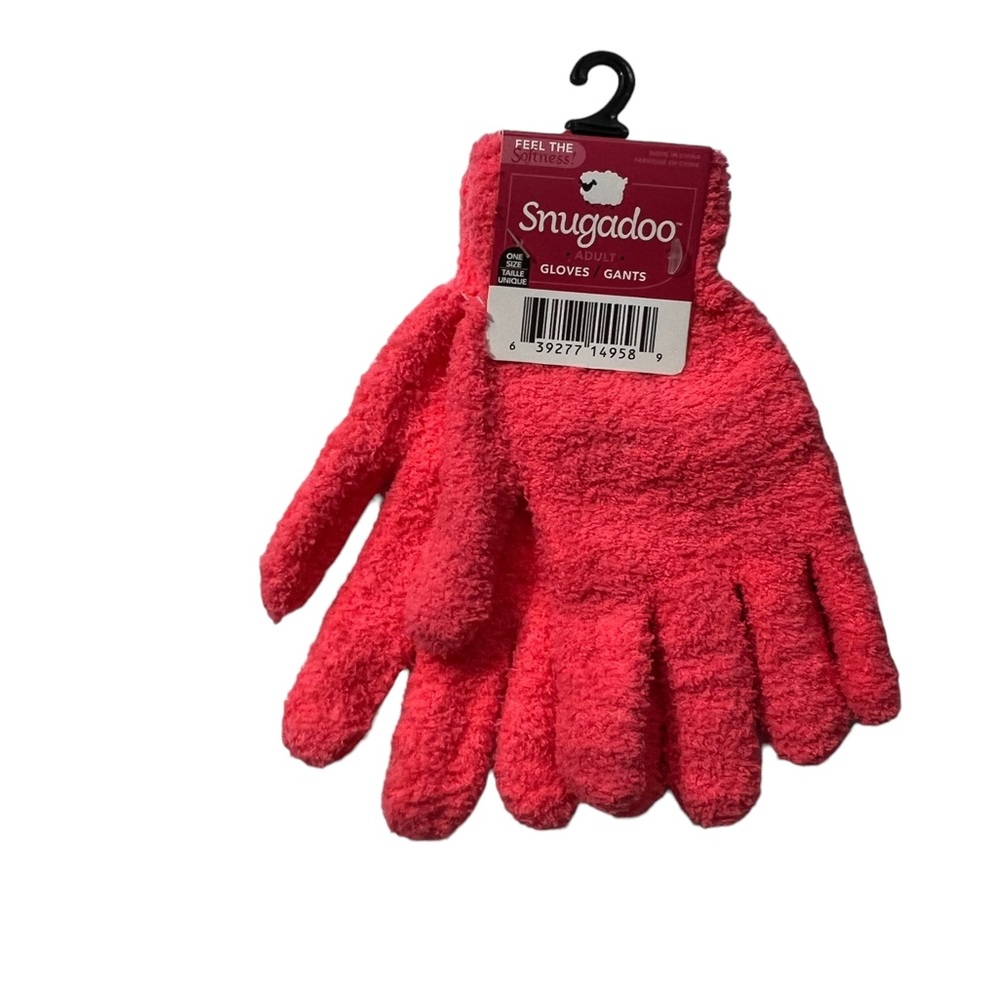 NWT Snugadoo Pink Fleece Gloves OS